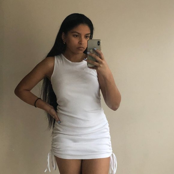 Garage Ruched Tank Top Dress - Picture 1 of 3